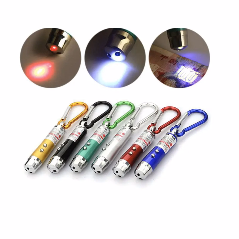 LED Mini Laser Pen Flashlights