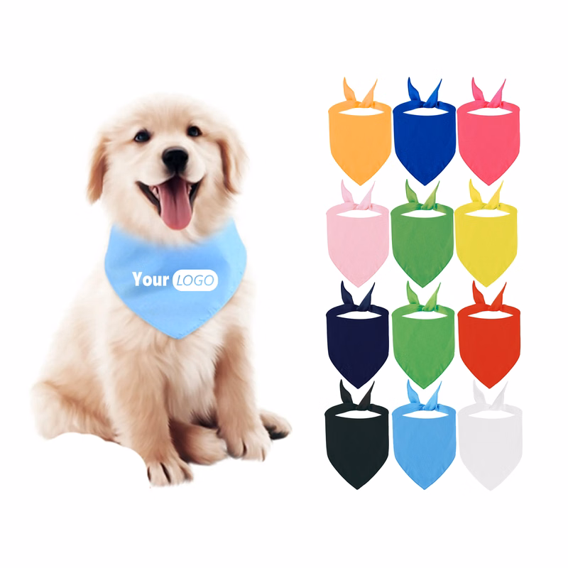 Custom Polyester Triangle Pet Bandana