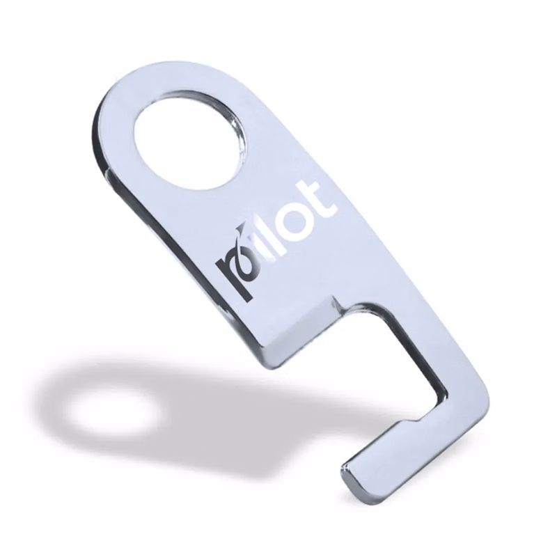 C-Shaped Bottle Opener Keychain