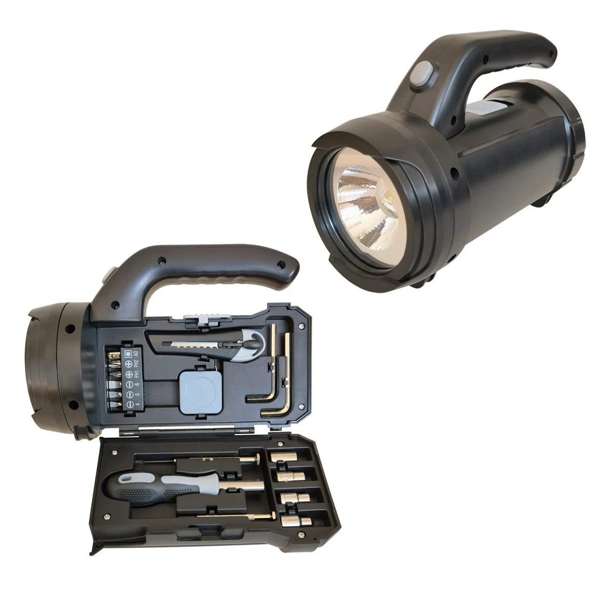 Camping LED Flashlight Spot Lights Slotted Screwdriver 1