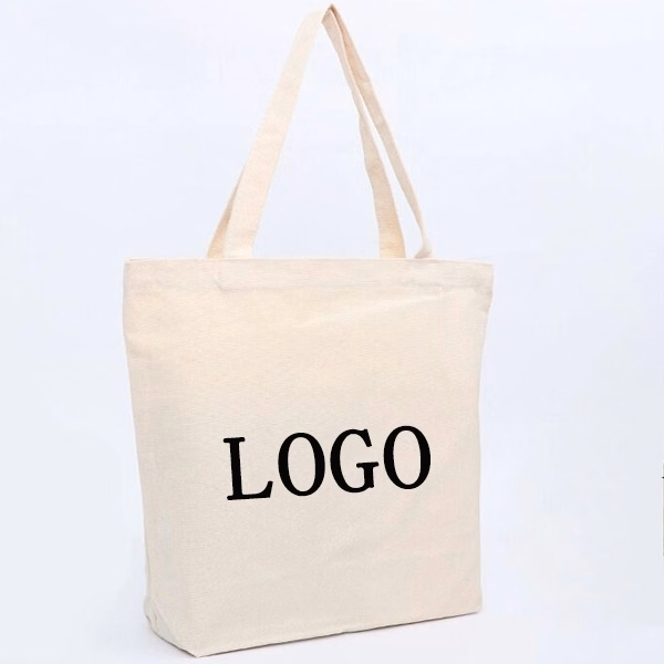 12 oz. Cotton Canvas Tote Bag - Natural