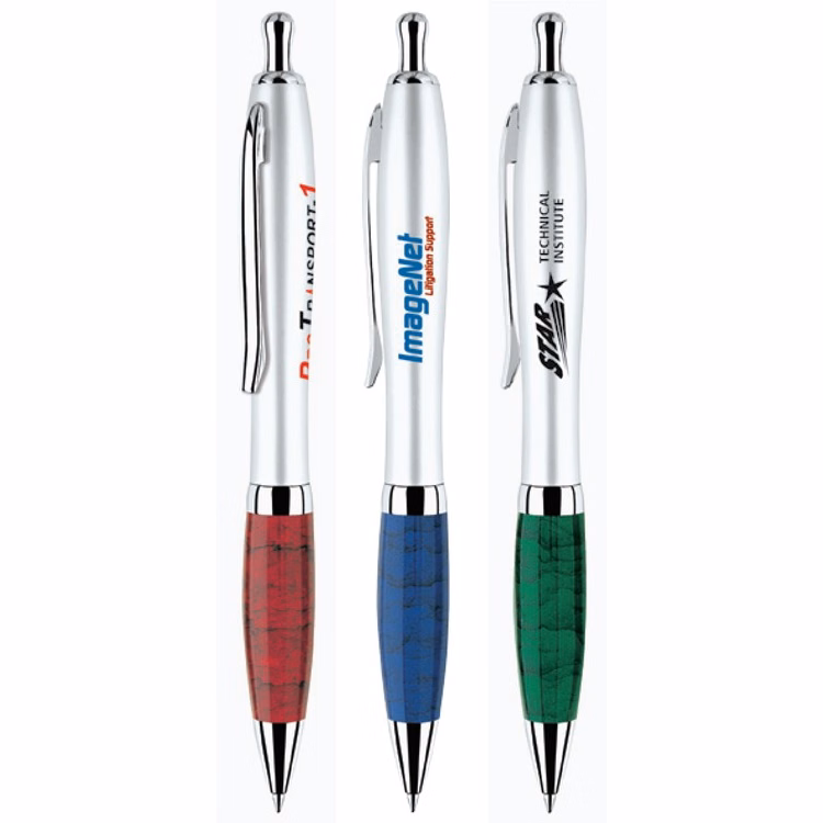 Sharp Click Brass Ballpoint Pen