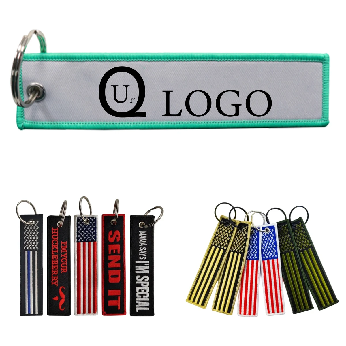 Customized Woven Keychain 1