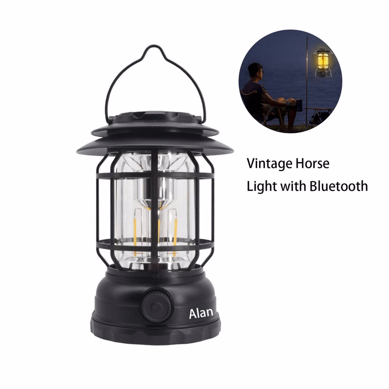 Led Vintage Lantern Flickering Flame