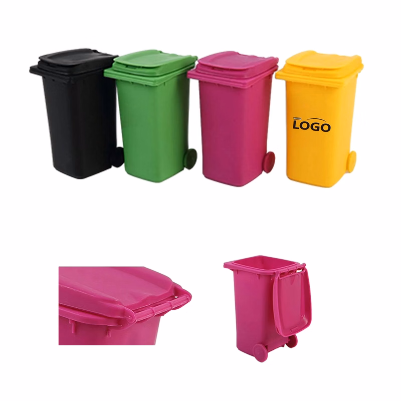 Desktop Mini Trash Can Bucket Pen Holder MOQ 100PCS