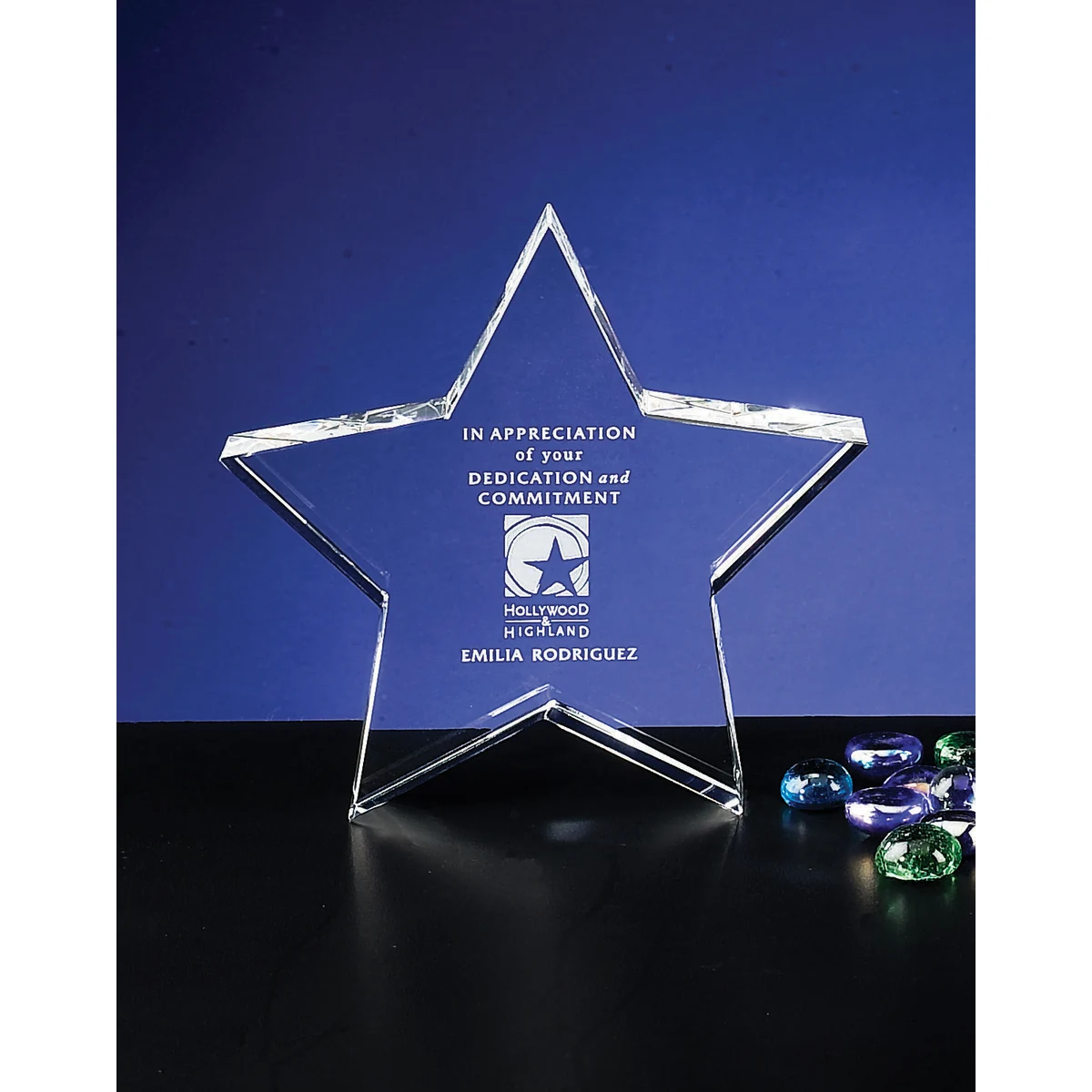 Crystal Star Award (5 5/8"x") 1