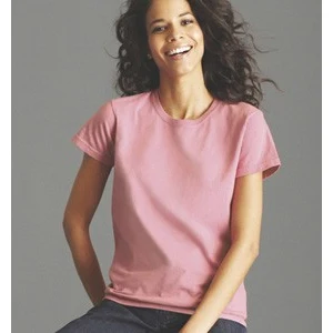 Embroidered G2000L 100% Cotton Colored Ladies T-shirt 1