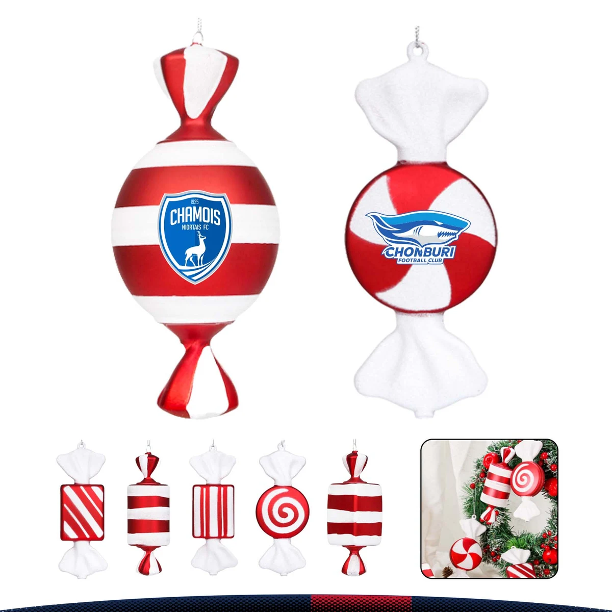 Christmas Candy Pendant 1