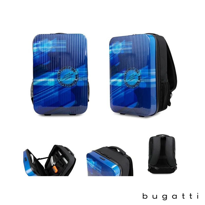 Bugatti Customizable Squared Backpack 1