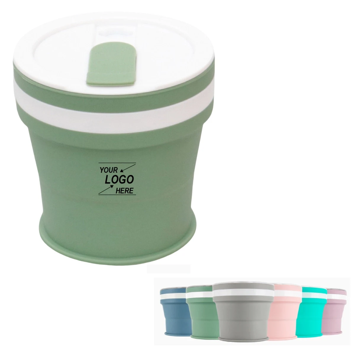 Silicone Foldable Travel Cup 1