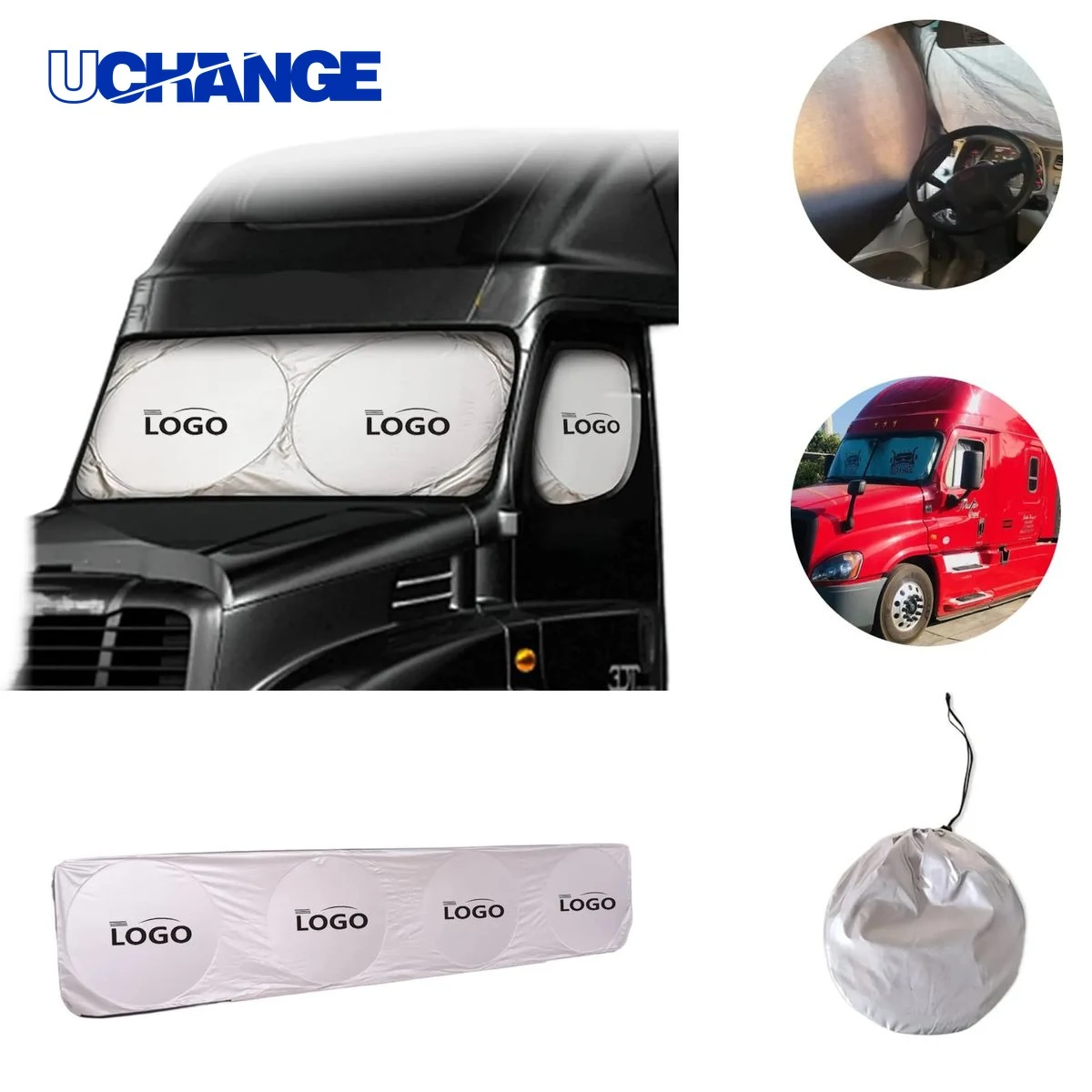 Truck Windshield Sunshade Cover 1