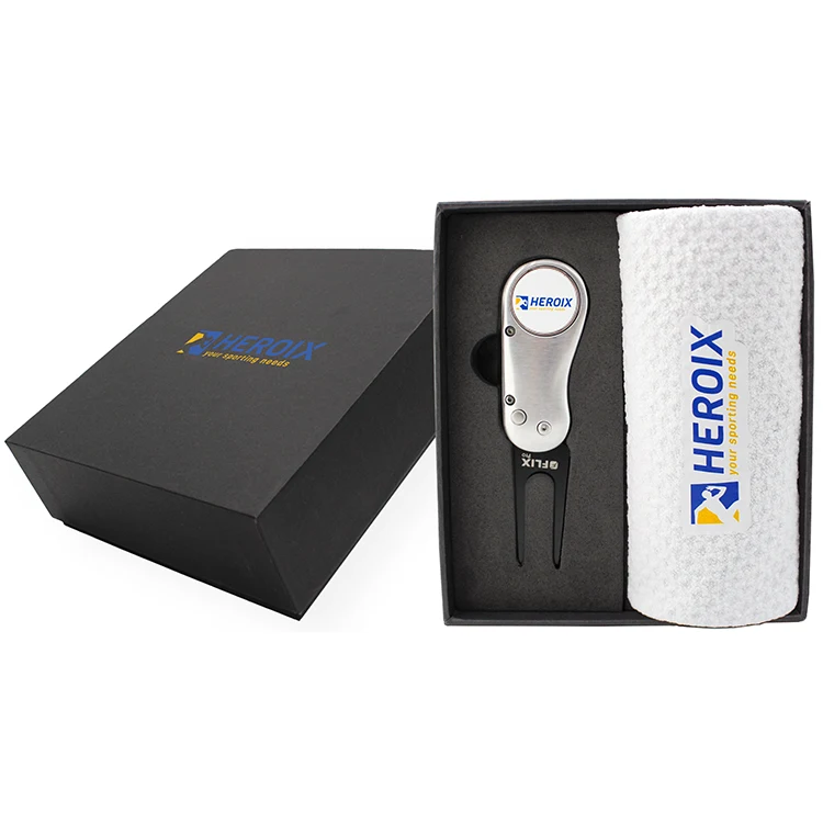 Flix Pro 2.0 Divot Tool and Dormie Towel Mini Presentation Box 1