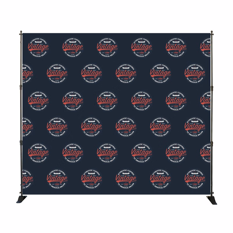 8' X 10' Backdrop Step And Repeat Banner Stand