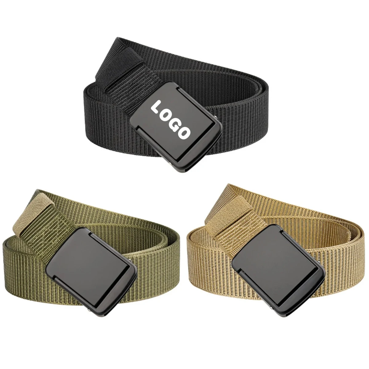 MOQ 50pcs Adjustable Nylon Tactical Belt 1