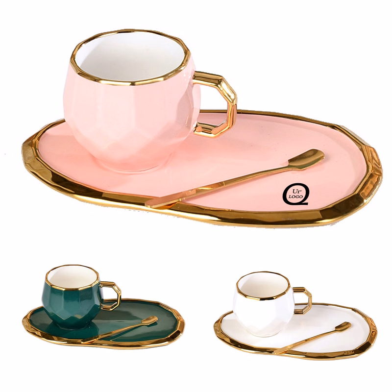 European Style Tea Cups And Saucers