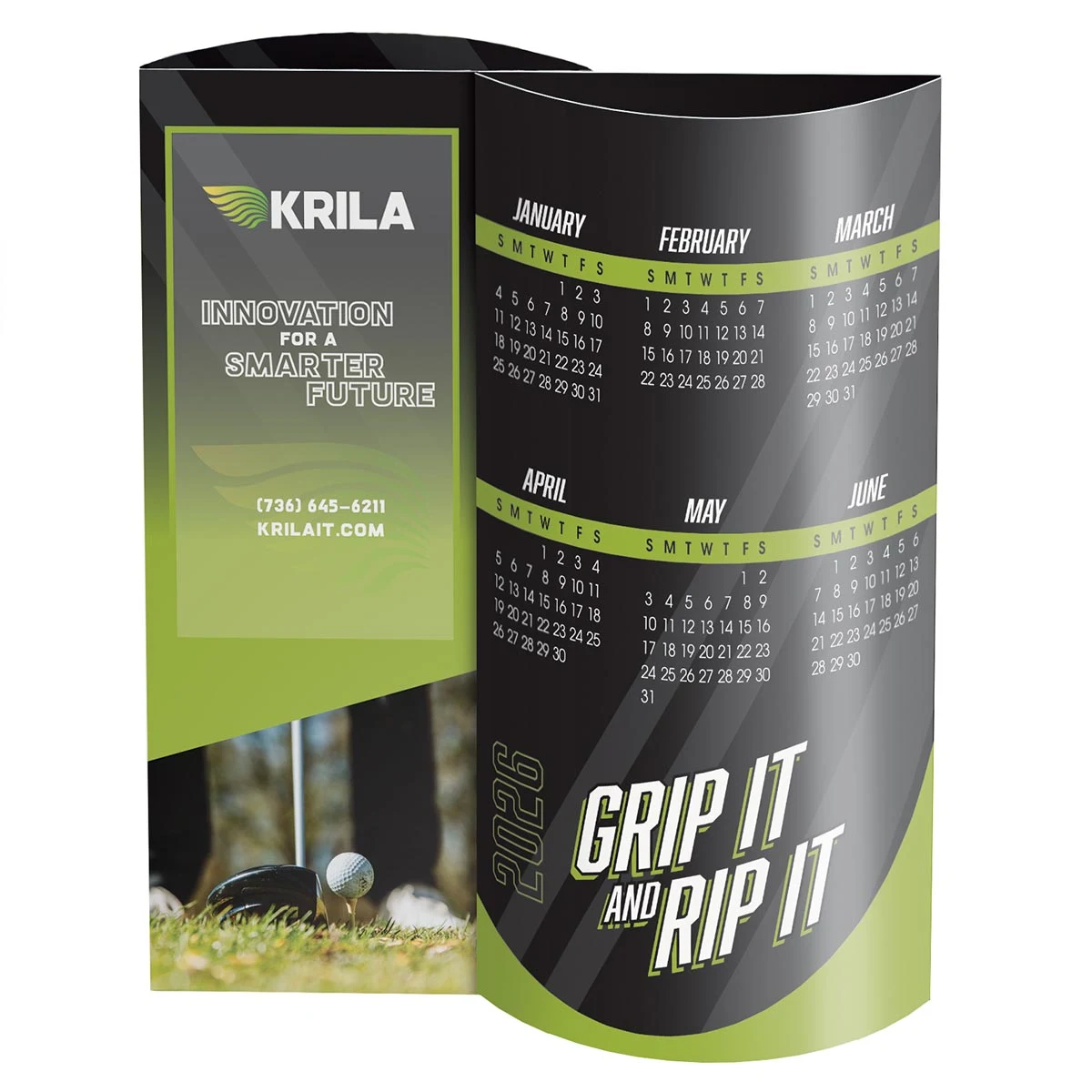 Golf Wave Desk Calendar 1