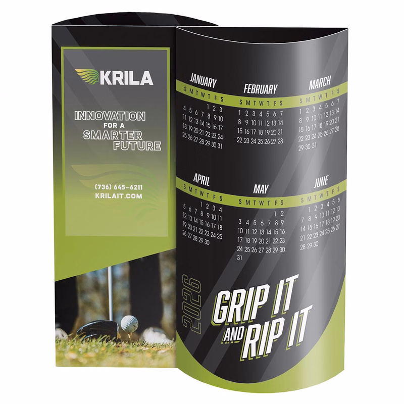 Golf Wave Desk Calendar