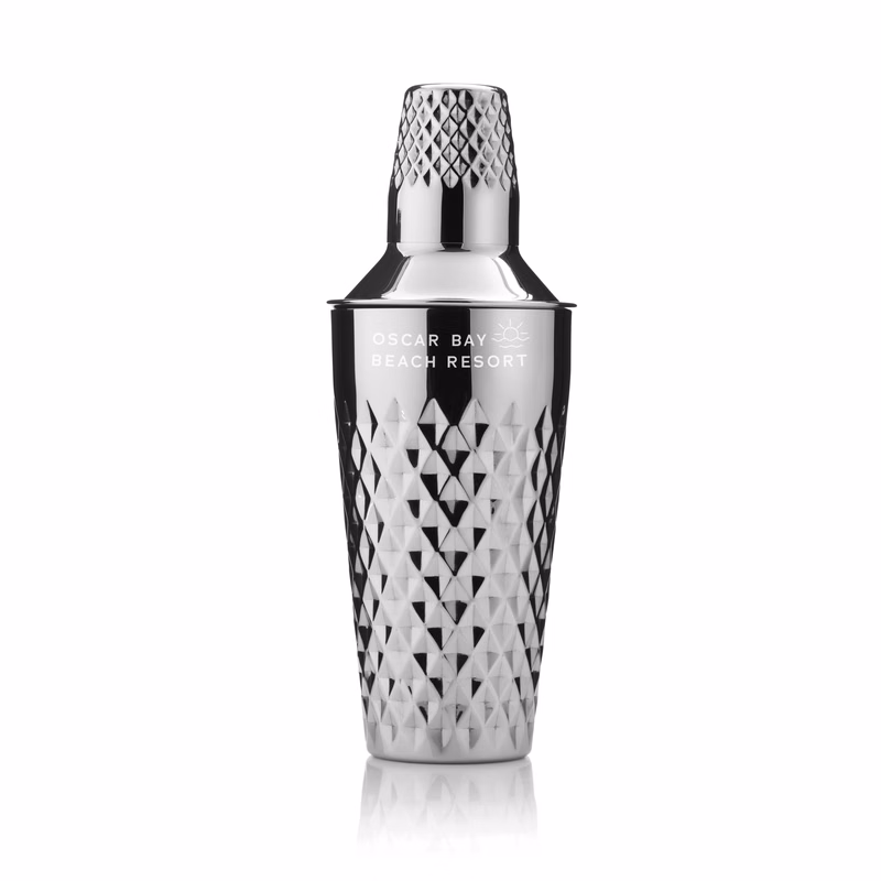 Viski® Stainless Steel Faceted Cocktail Shaker