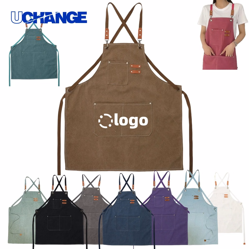 Denim Bib Work Apron