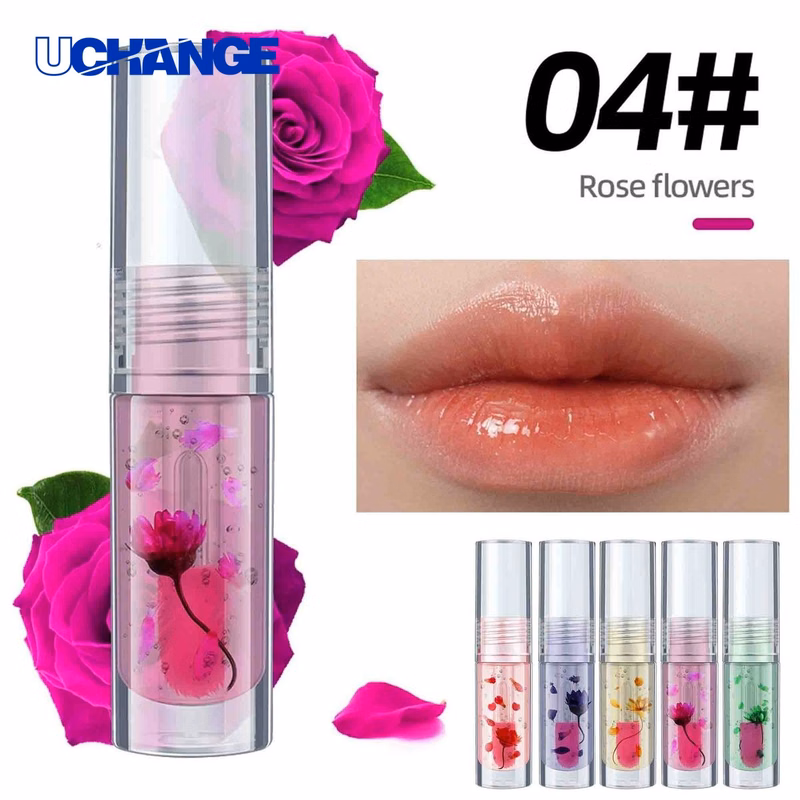 Beauty Crystal Flower Lip Balm Moisturizer