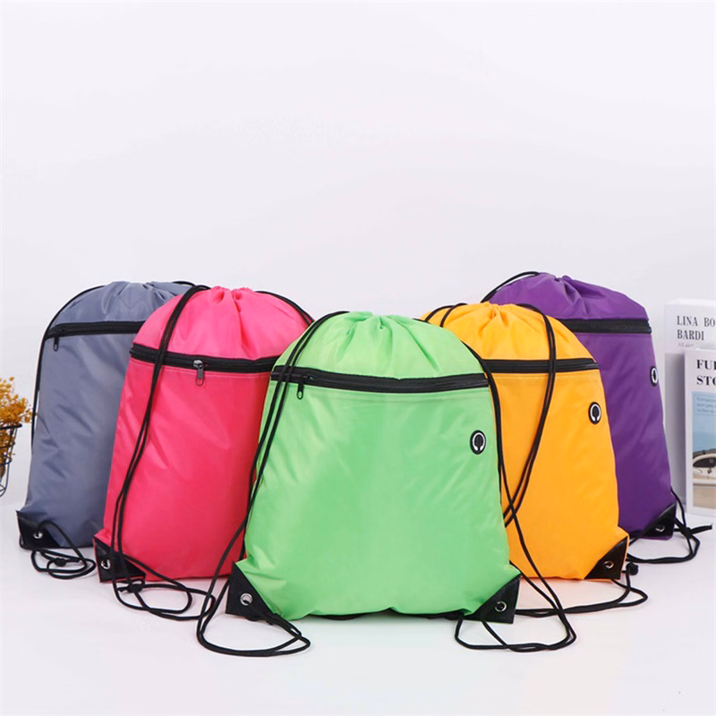 Polyester Drawstring Sports Backpacks
