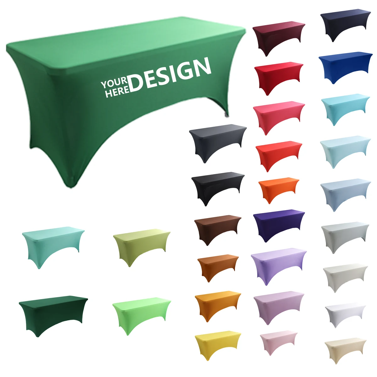 Polyester Square Tablecloth with Enhanced Thickness 1