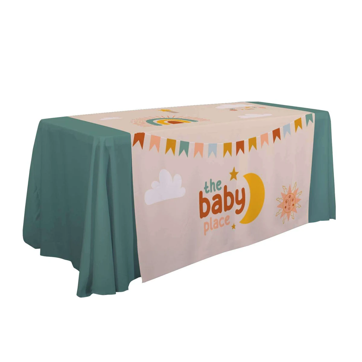 57" LazerLine Table Runner Full-Color Full-Bleed 1