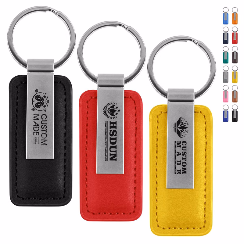 PU Leather Metal Key Chain