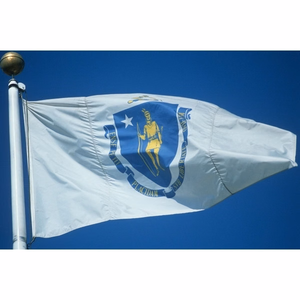 Massachusetts Official Flag - Nylon