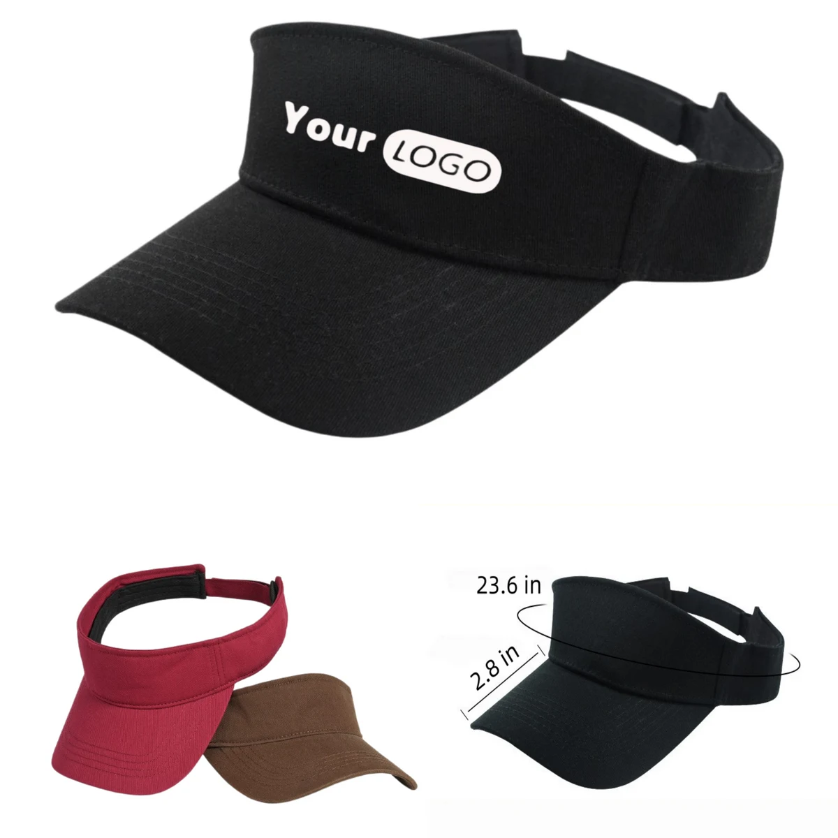 Custom Logo Sports Visor 1