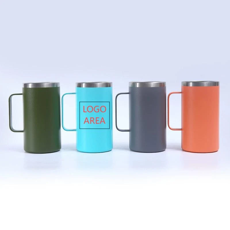 20 OZ Stainless Steel Mug with Handle 1