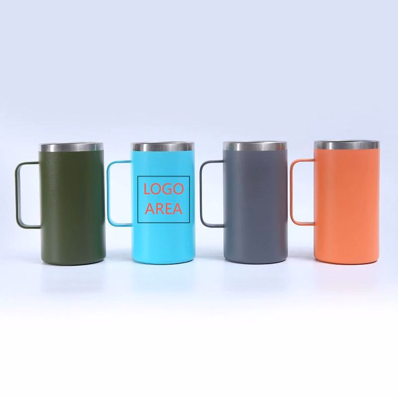 20 OZ Stainless Steel Mug with Handle