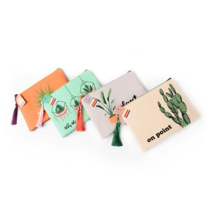 "Plant Perfection" Cosmetic Bags - 4 Designs 1