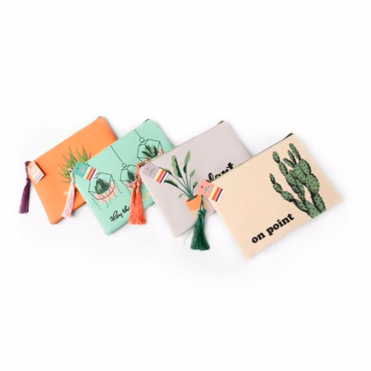"Plant Perfection" Cosmetic Bags - 4 Designs