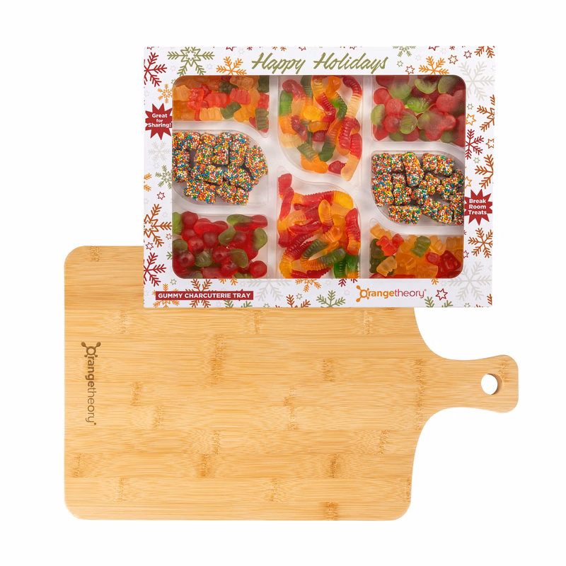 Gummy Charcuterie Tray with Bamboo Board
