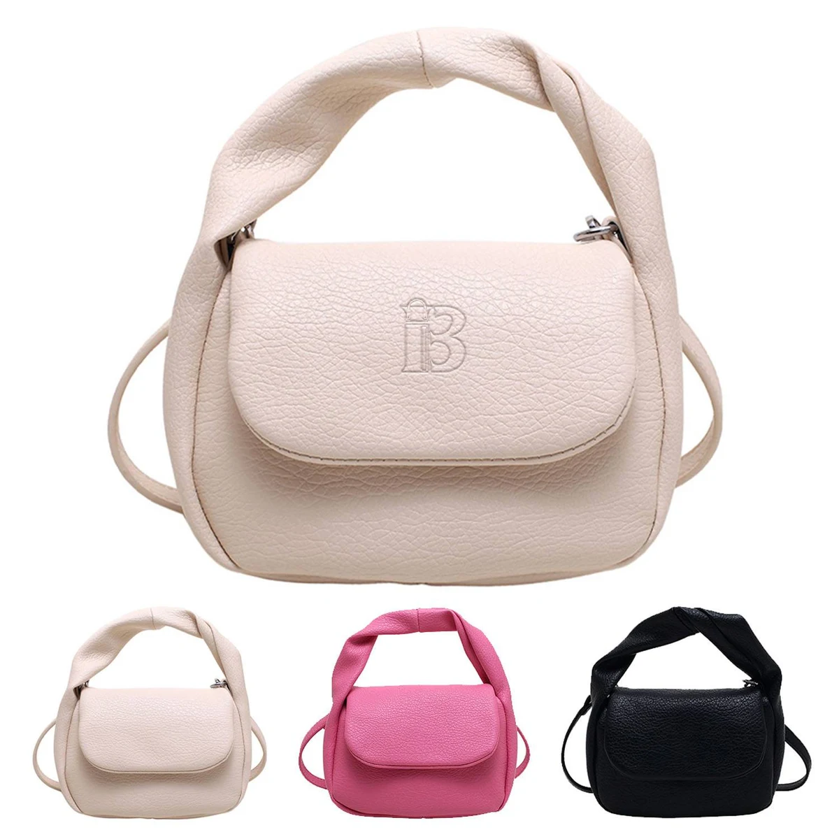 PU Leather Crossbody Bag Simple Style Customized for Women 1