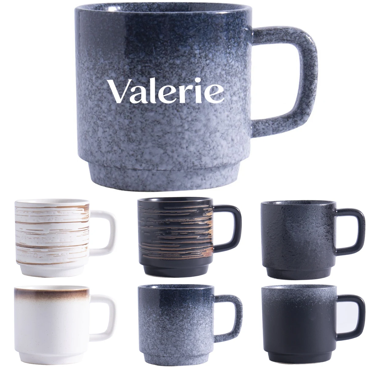 10 oz Ceramic Vintage Mug w/ Handle 1