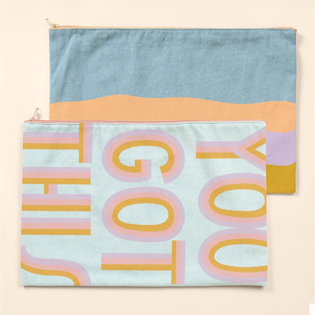 DOTTIE POUCH - DENIM 1