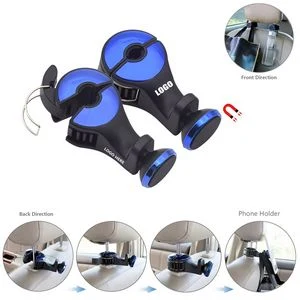 Magnetic Car Headrest Bag Hanger And Phone Holder 1