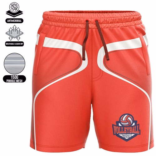 Men's and Kids' Full Sublimation Training Shorts - 150G Performance Grade Pinhole Mesh
