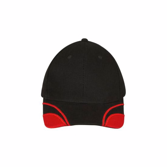 Brushed Heavy Cotton with Mesh Inserts on Peak