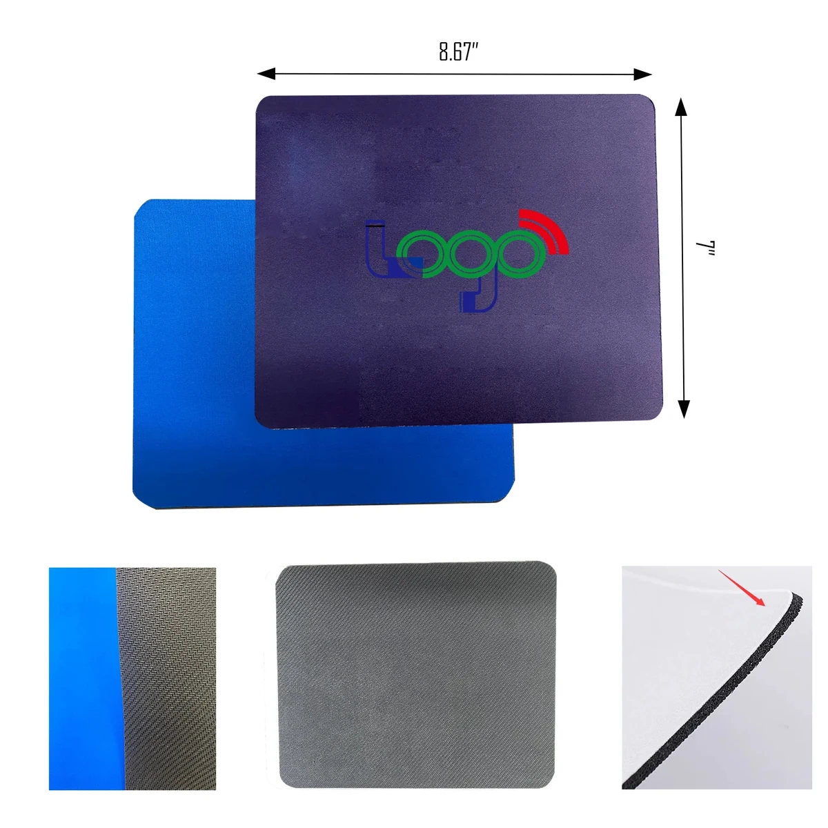 MOQ 50PCS 8.67"*7" Mouse Pad 1