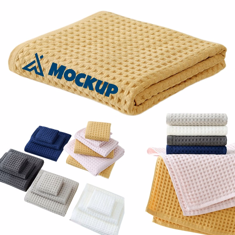Quick Dry Waffle Beach Towel