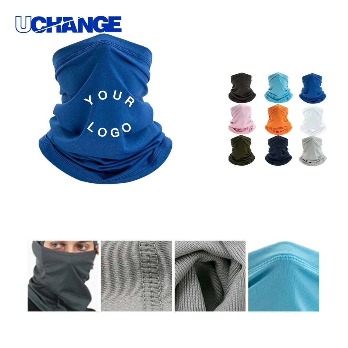 Polyester Cooling Neck Scarf Wrap for Sports and Travel 1