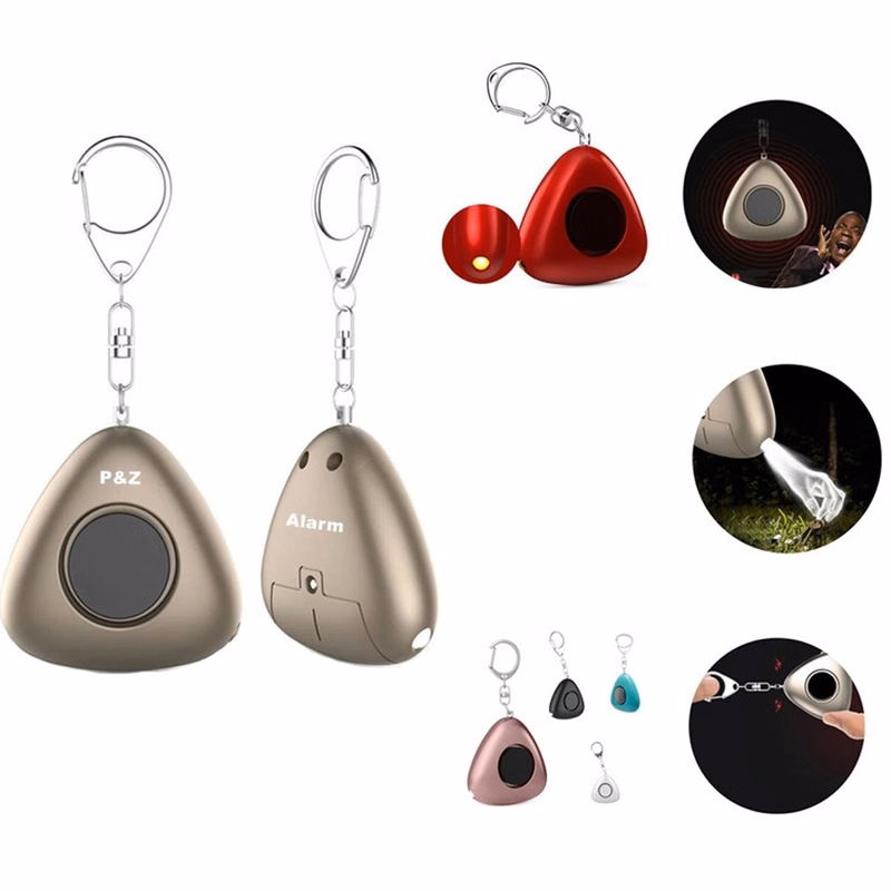 Personal Security Alarm KeychainTriangle Ladies Self Defense