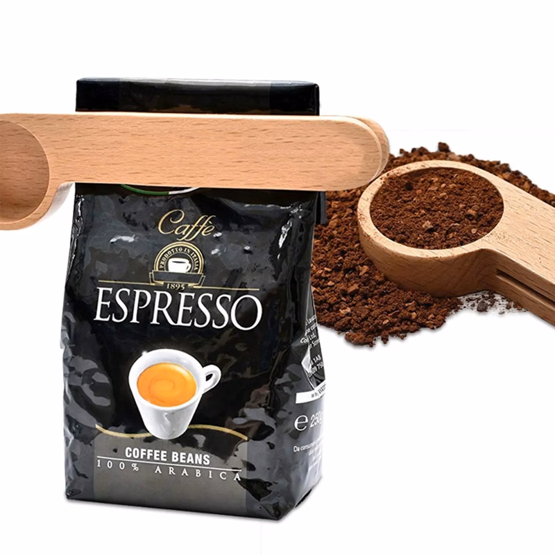 Wood Coffee Spoon With Clip
