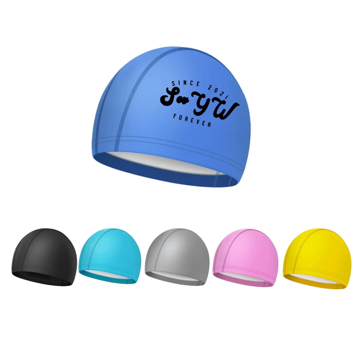Waterproof PU Coated Swimming Cap 1
