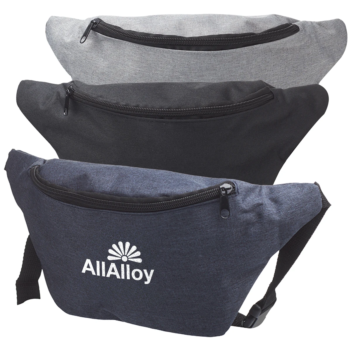 Travel Fanny Pack w/ Zippered Compartment & Buckle Closure 1