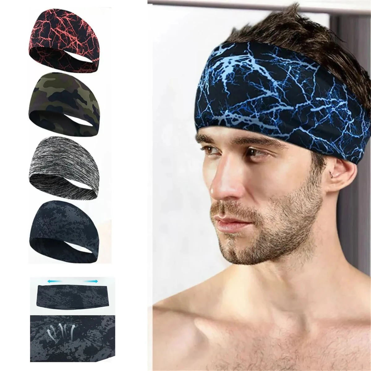 Sublimation Unisex Stretch Headband 1