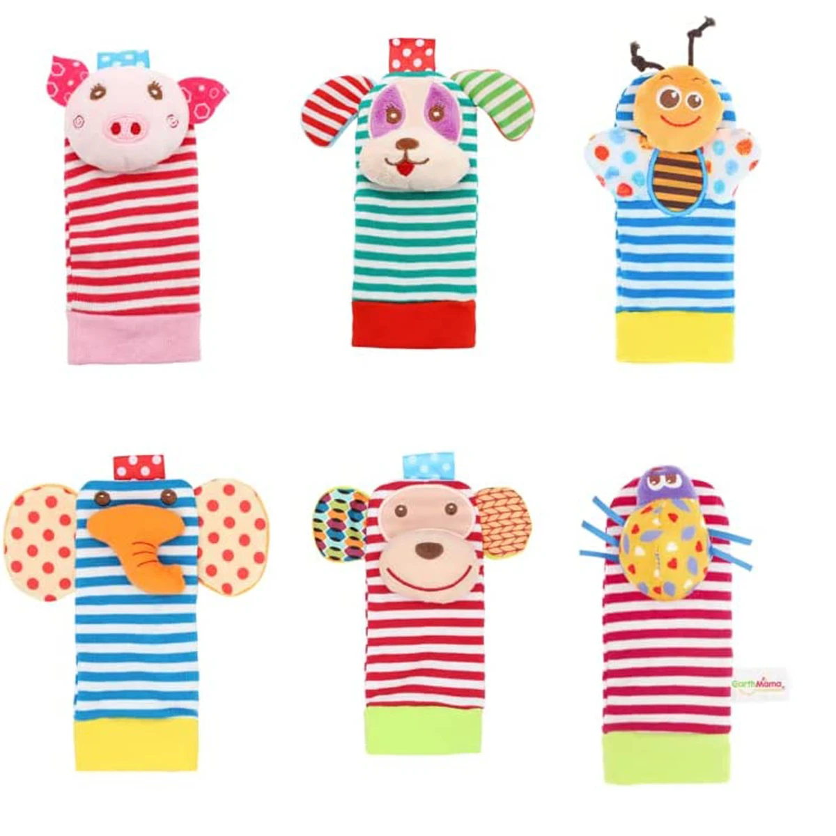 Custom Cute Animal Soft Baby Socks Toys 1